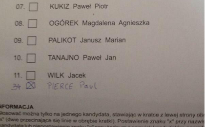Quand Paul Pierce récolte un vote aux élections présidentielles polonaises