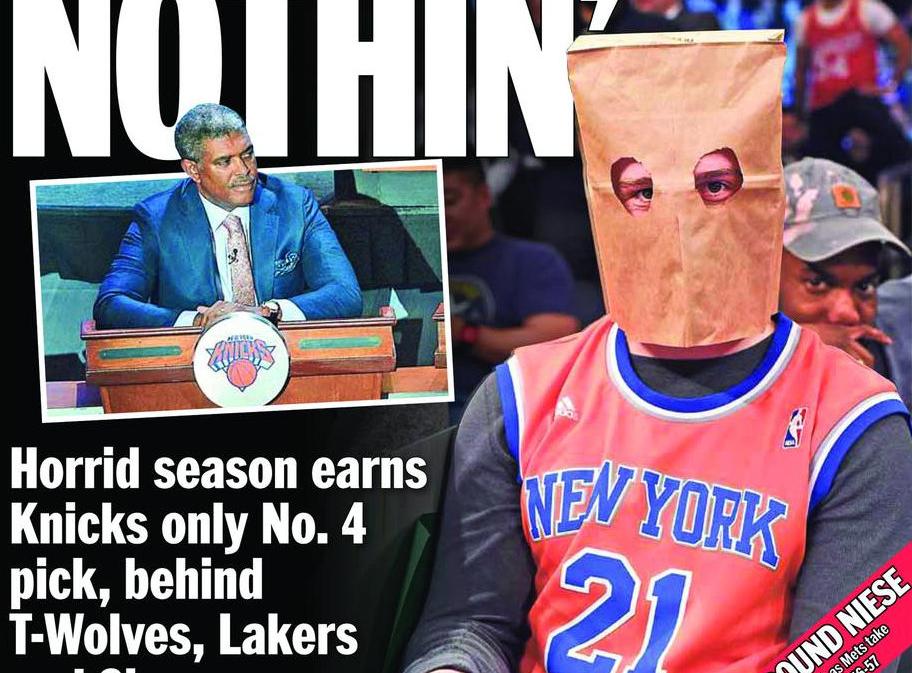 Les Knicks moqués après la loterie