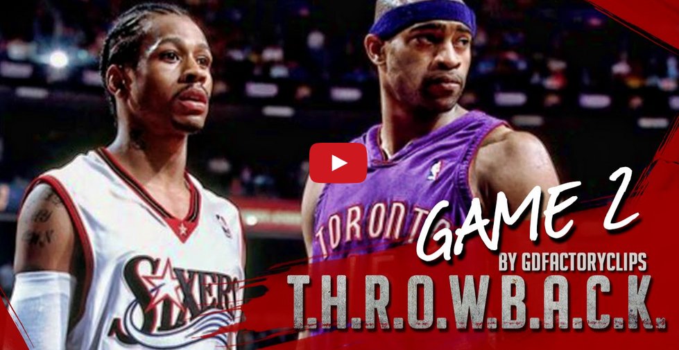 Vintage : Allen Iverson vs Vince Carter, un duel d’anthologie (12.05.01) !