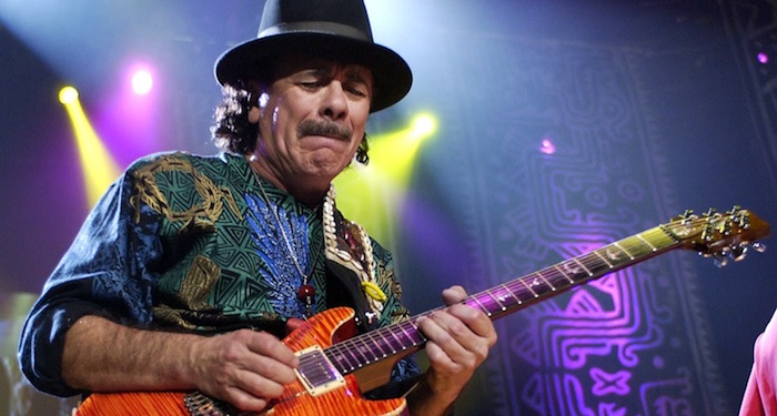 Carlos Santana a enflammé la salle des Warriors