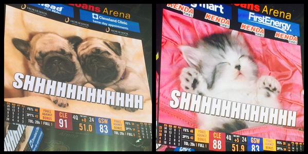 La méthode géniale des Cleveland Cavaliers pour calmer leur fans