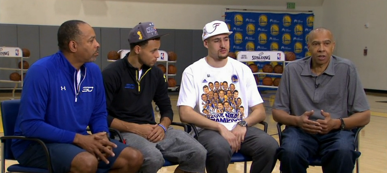 Dell Curry & Mychal Thompson, des papas fiers de leurs champions