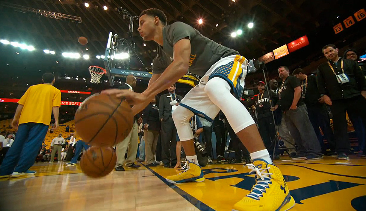 Dribble travail de coordination par Stephen Curry