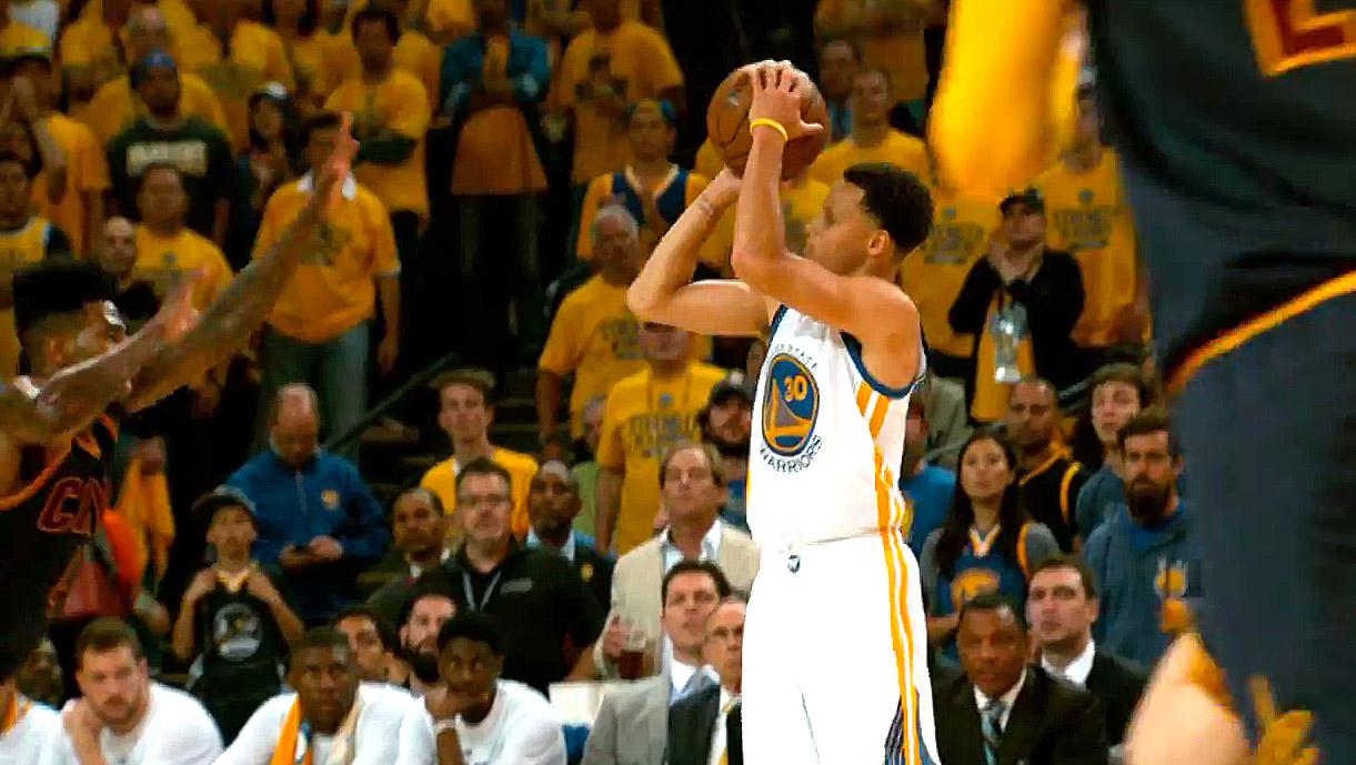 Le 3-points insolent de Stephen Curry