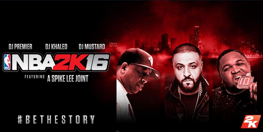 DJ Khaled, DJ Premier et DJ Mustard chargés des 50 morceaux de NBA2K16