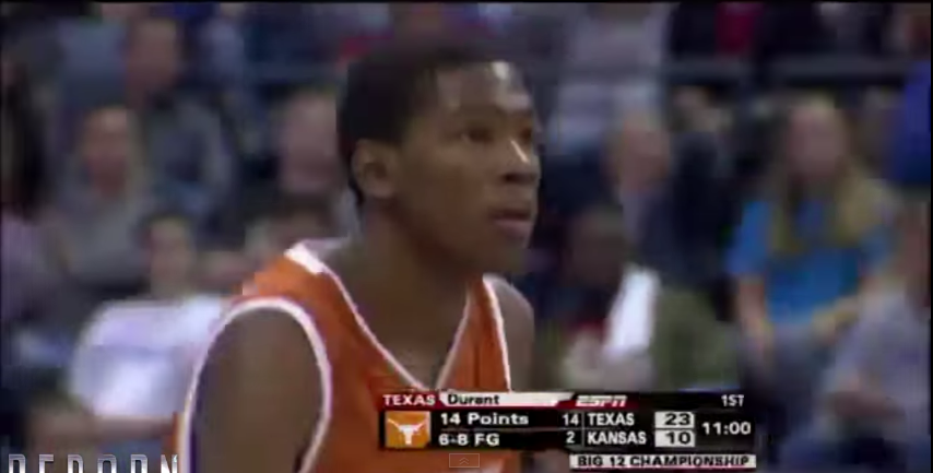 Retro : quand Kevin Durant plantait 37 points face aux Jayhawks