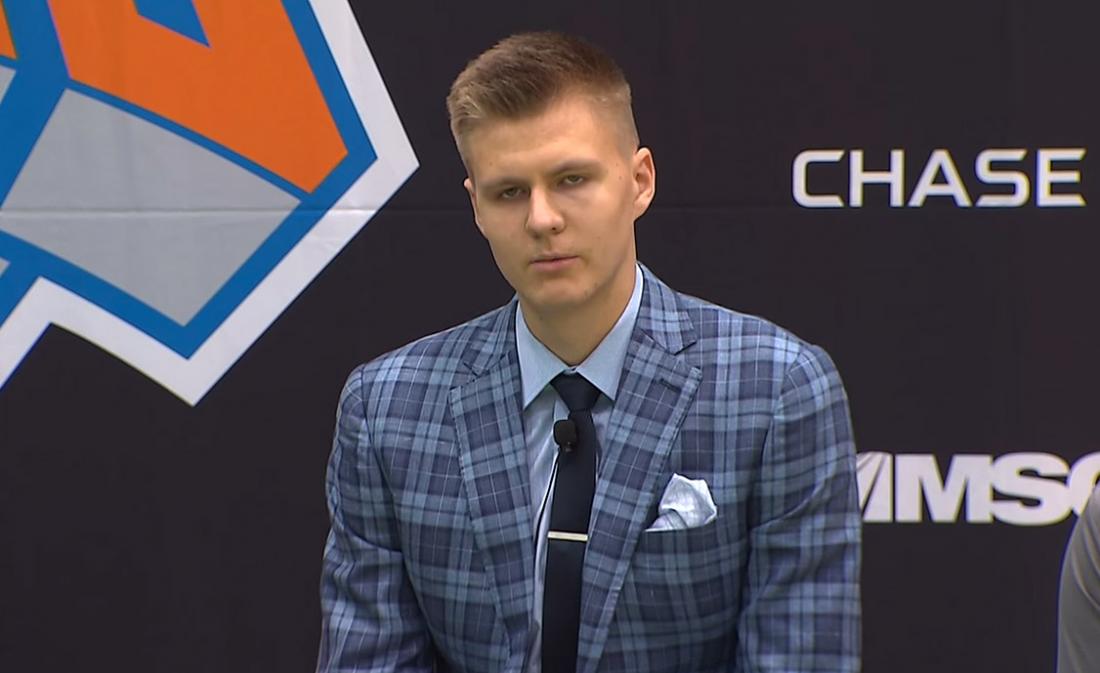 Kristaps Porzingis s’inspire… d’Usain Bolt