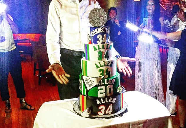 Ray Allen a le gâteau d’anniv le plus classe du monde