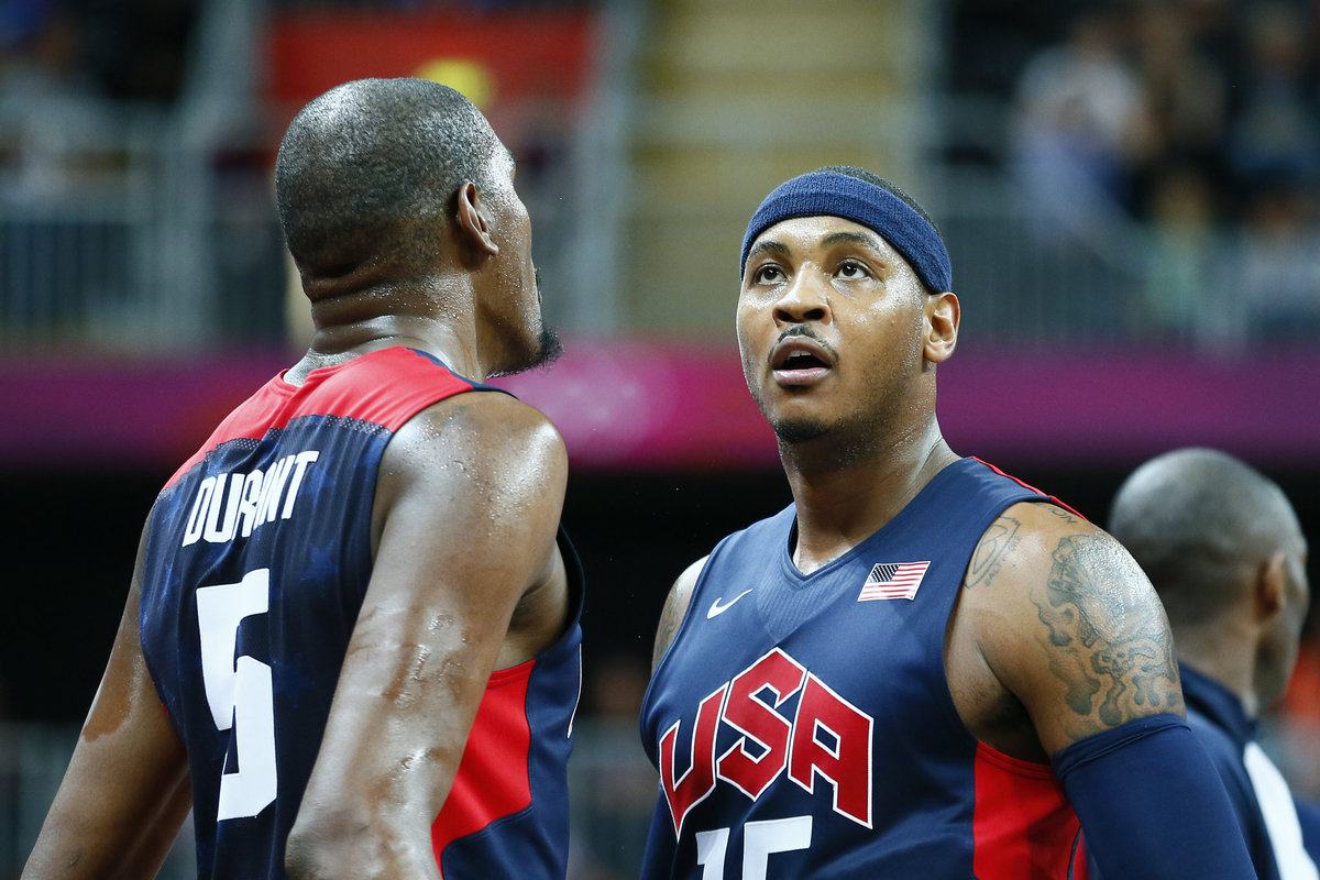 Kevin Durant et Carmelo Anthony vont s’entraîner avec Team USA