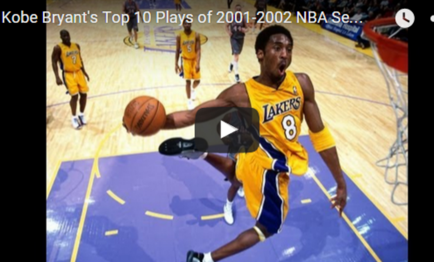 Les tops 10 de Kobe Bryant saison par saison