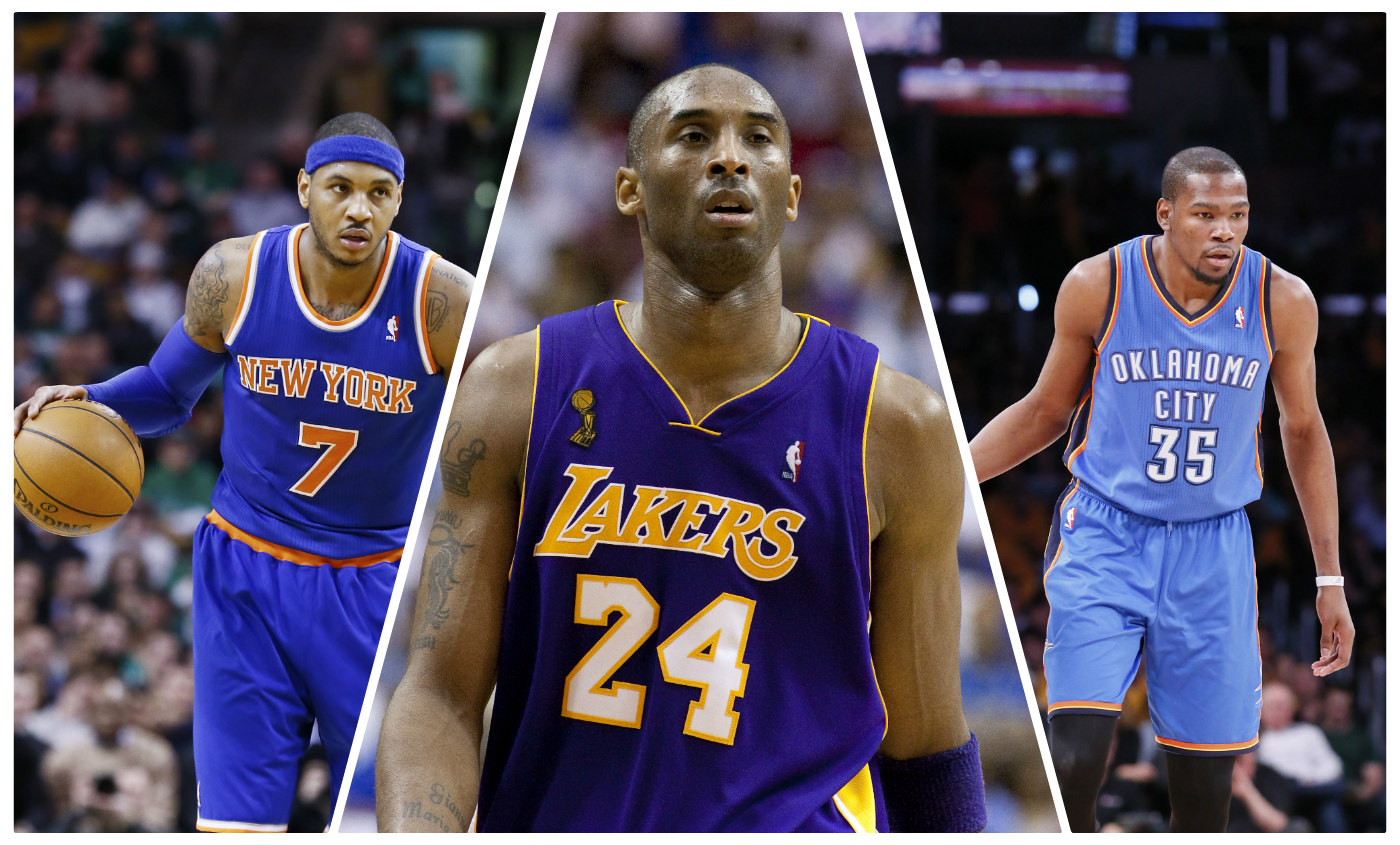 La rumeur en bois du jour : Melo, Kobe et KD réunis à NYC en 2016 ?