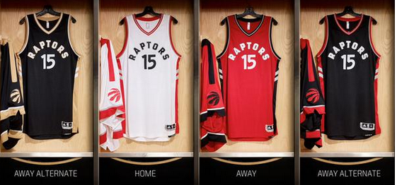 Les nouveaux jerseys des Raptors révélés par Drake