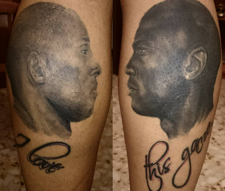 WTF : le tatouage Michael Jordan – Kobe Bryant sur les mollets ?!