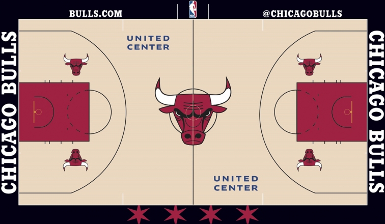 Le parquet des Chicago Bulls fait peau neuve
