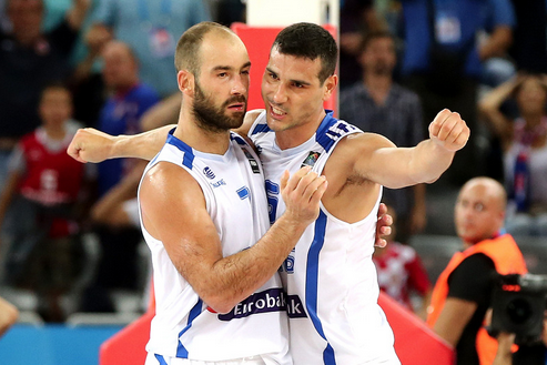 La Grèce poursuit son sans faute face à la Géorgie