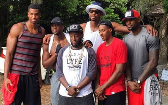 A Miami, LeBron James traîne avec ses anciens partenaires