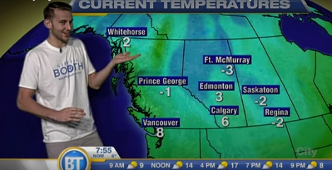 Nik Stauskas se reconvertit en… présentateur météo