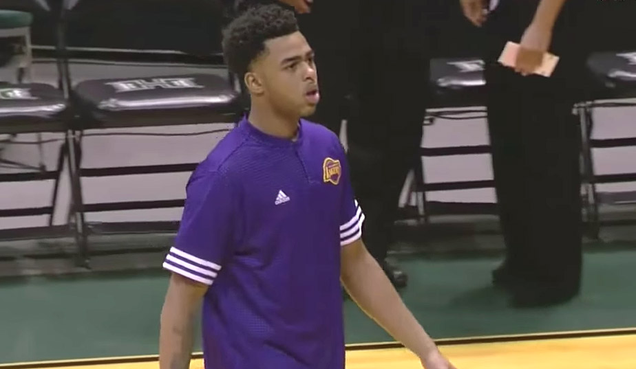 Première victoire pour les Lakers, D’Angelo Russell répond présent !