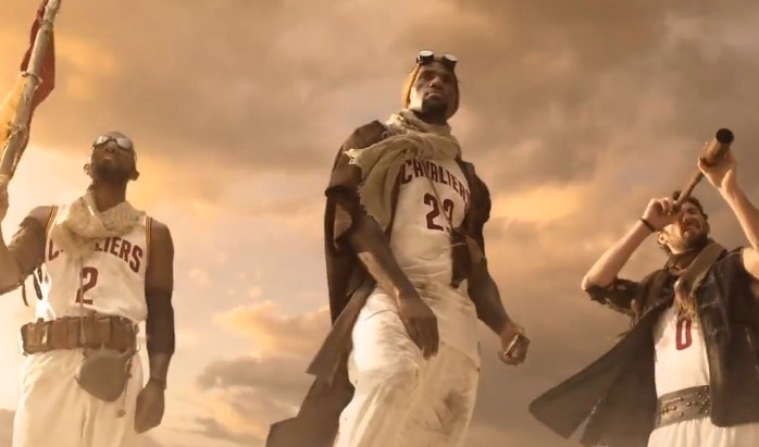 Pub : LeBron James et les Cavs à la conquête du trophée