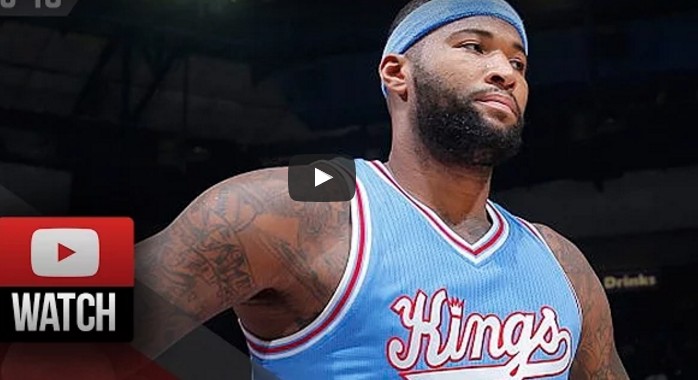 Perf : Le carton de DeMarcus Cousins contre Brooklyn (40 pts, 13 rbs)