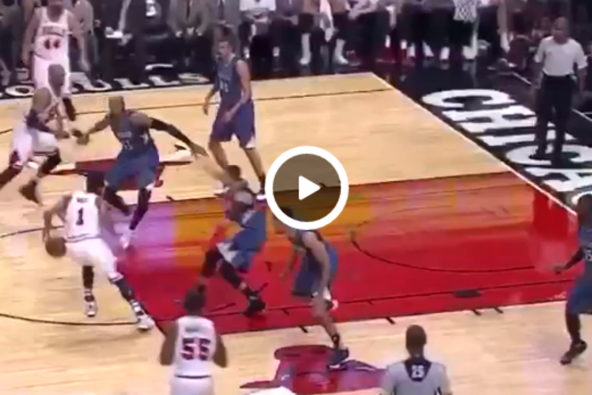 Derrick Rose casse les chevilles de Zach LaVine !
