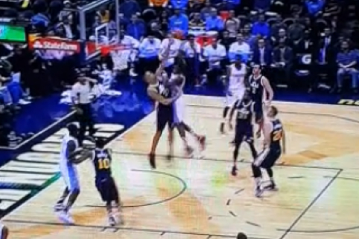 Rudy Gobert lâche un vilain contre à Kenneth Faried