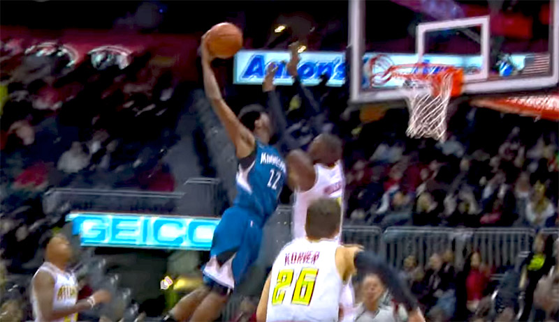 Andrew Wiggins époustouflant, les Wolves tapent Atlanta