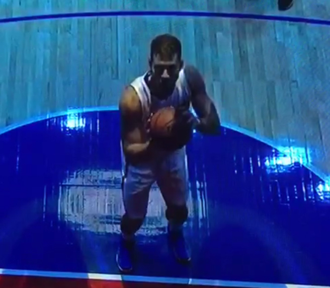 Blake Griffin shoote un lancer-franc… dans le noir
