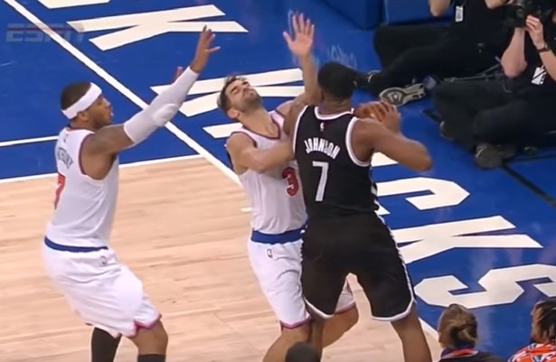 Dirty : Joe Johnson exclu pour un coup de coude sur Jose Calderon