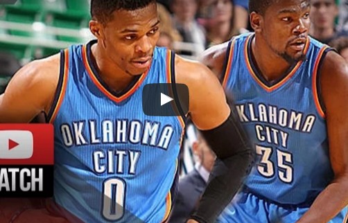 Perf : Kevin Durant et Russell Westbrook au diapason contre le Jazz