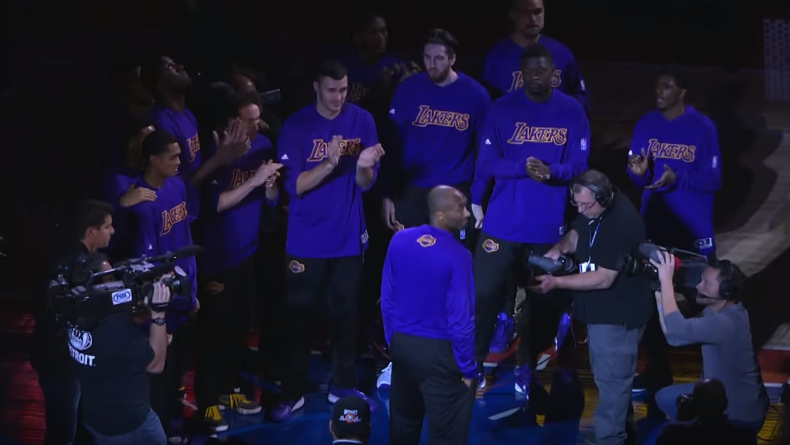 L’hommage des Detroit Pistons à Kobe Bryant