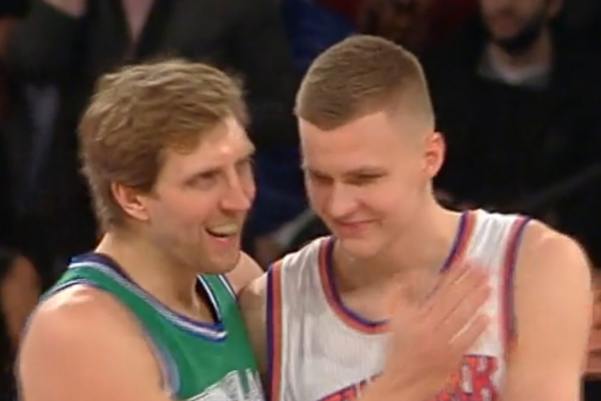 Adoubé par Dirk Nowitzki, Kristaps Porzingis brille dans la défaite