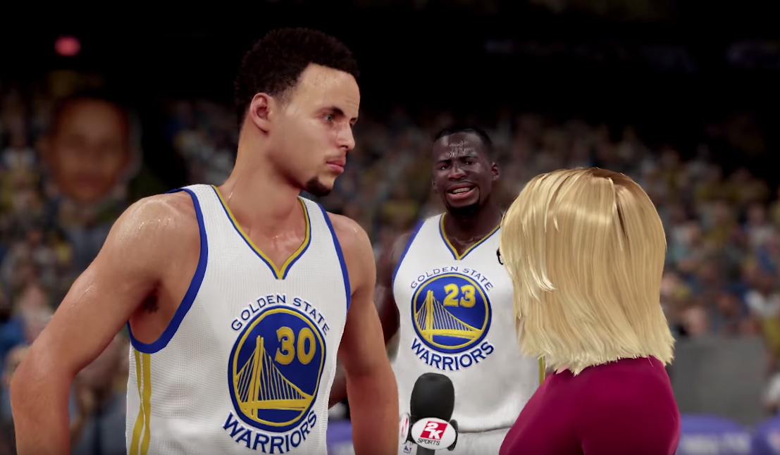 Quand Stephen Curry est trop fort pour NBA 2K !