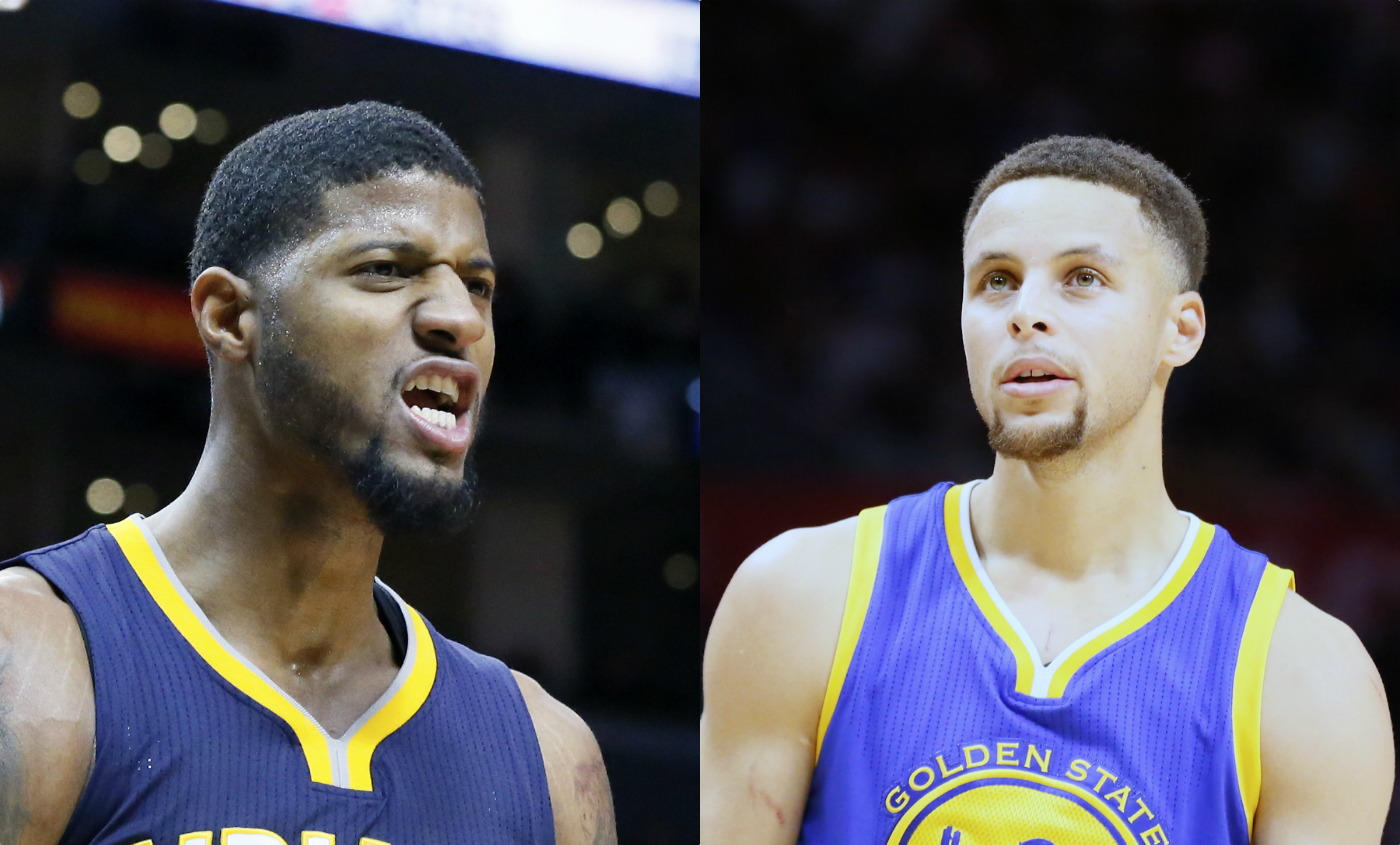 Stephen Curry et Paul George joueurs du mois