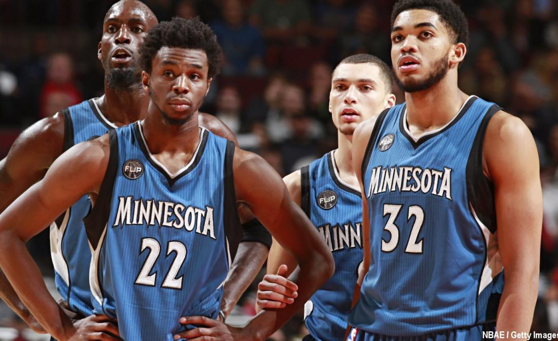 NBA2K17 : Les Minnesota Timberwolves dans le Top 5 des meilleures équipes ?