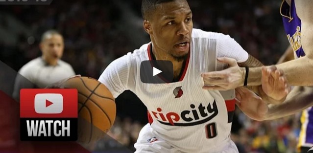 Perf : Damian Lillard s’est baladé face aux Lakers (36 pts)