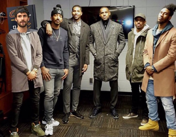 WTF : Kevin Love veut absolument être sur une photo…