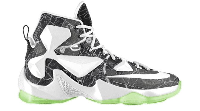 Une carte pour la Lebron 13 sur Nike ID !