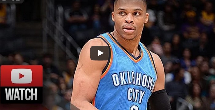 Perf : Russell Westbrook trop fort pour les Lakers (36 pts, 12 rbds, 7 pds)