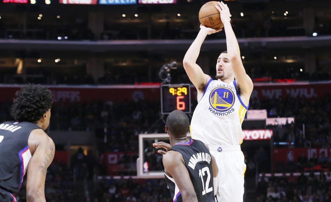 Un nouveau record NBA à 3 points pour Klay Thompson
