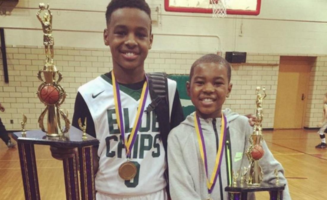 Les fistons de LeBron James font le show sous ses yeux