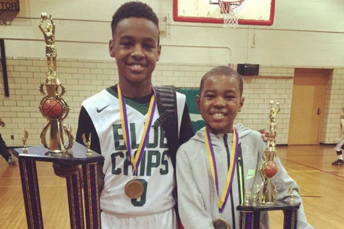 Les fistons de LeBron James font le show sous ses yeux