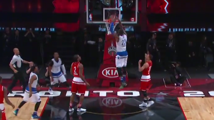 All-Star Game : le alley-oop à trois pour LeBron James !