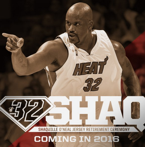 Le jersey de Shaquille O’Neal va être retiré par le Heat