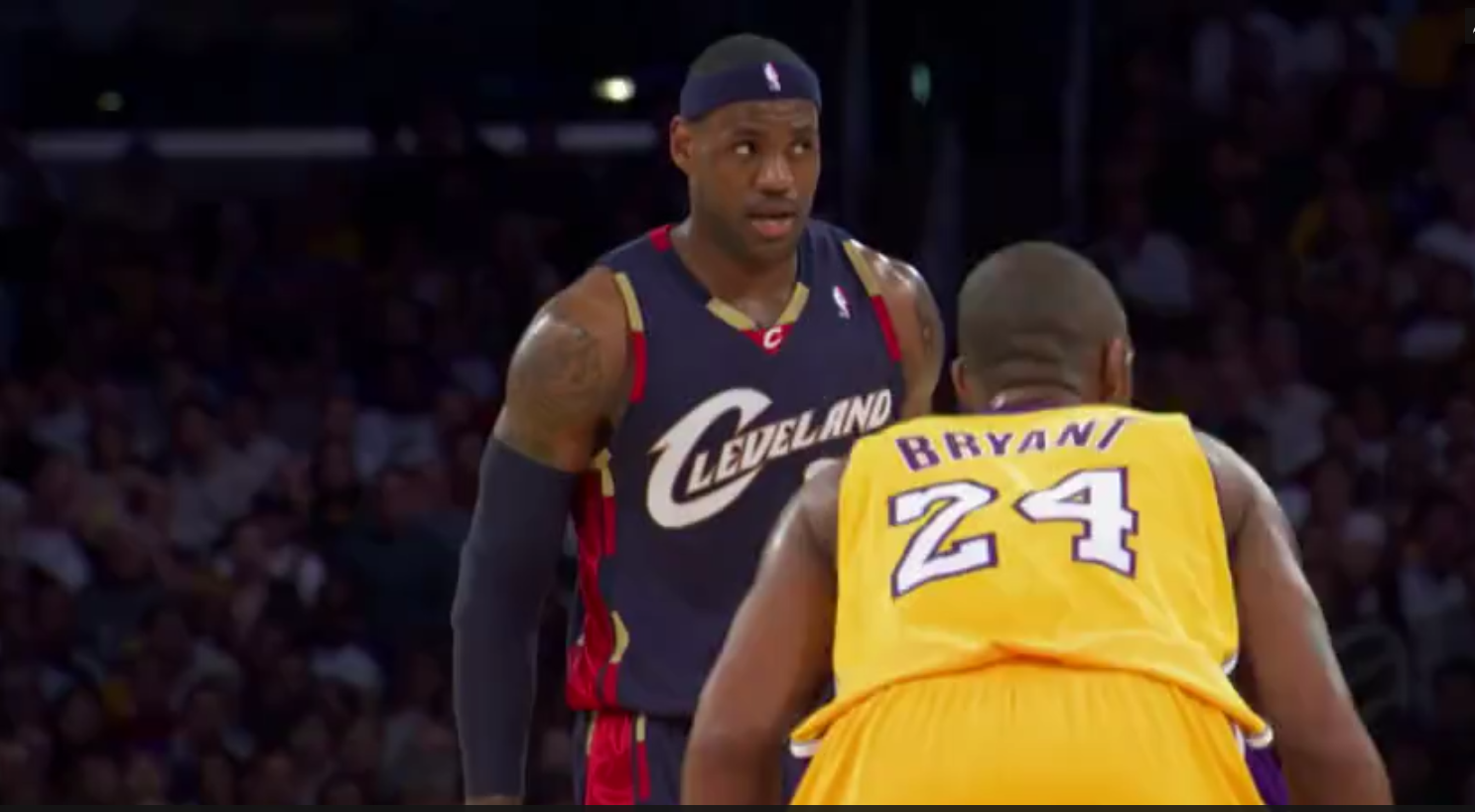 L’évolution du duel Kobe Bryant-LeBron James à travers les ans