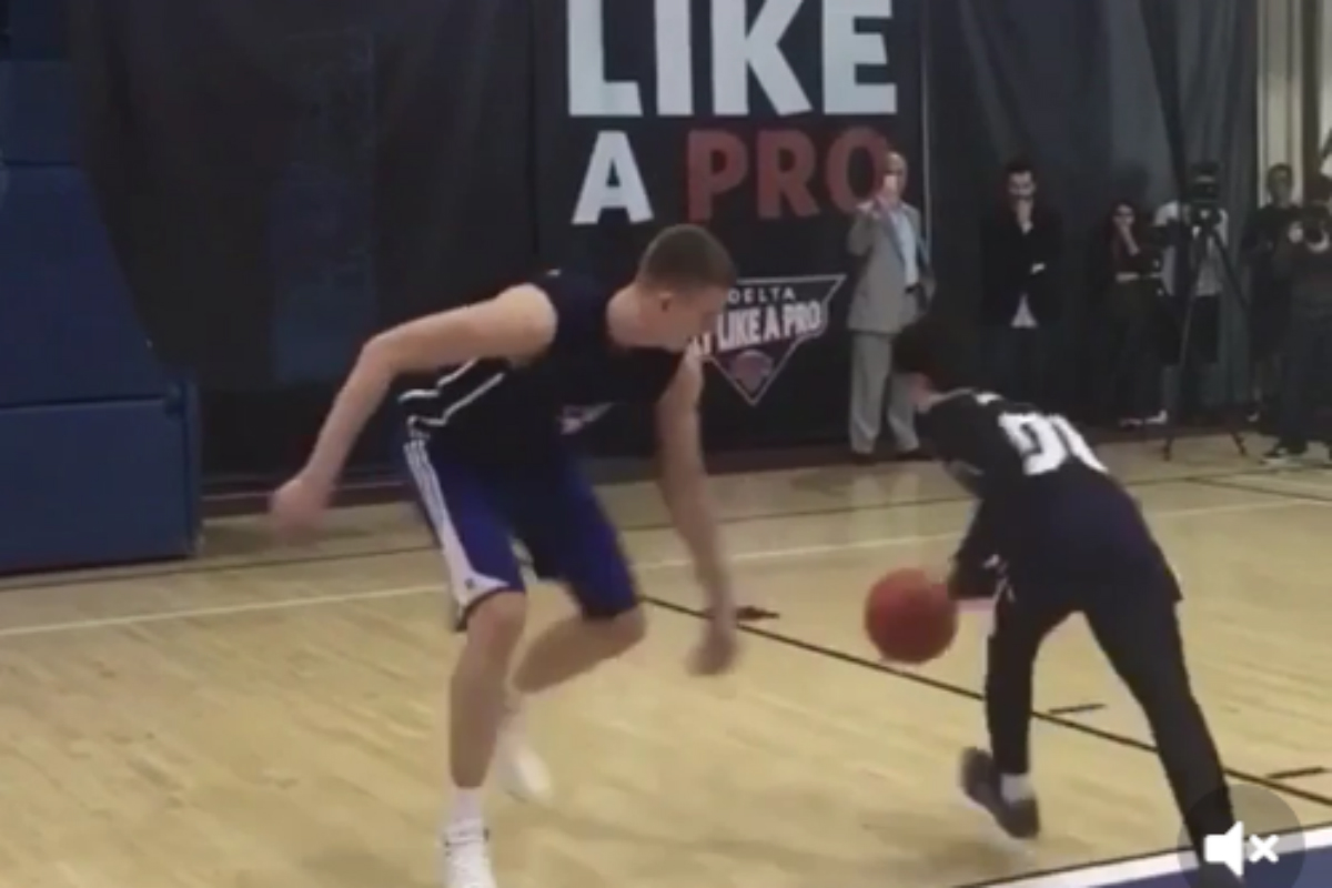 Kristaps Porzingis humilié par un gosse !