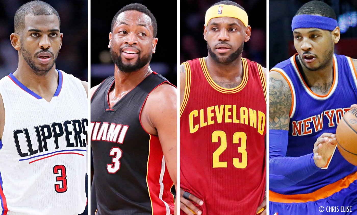 LeBron, Melo, Paul et Wade réunis en 2018 ?