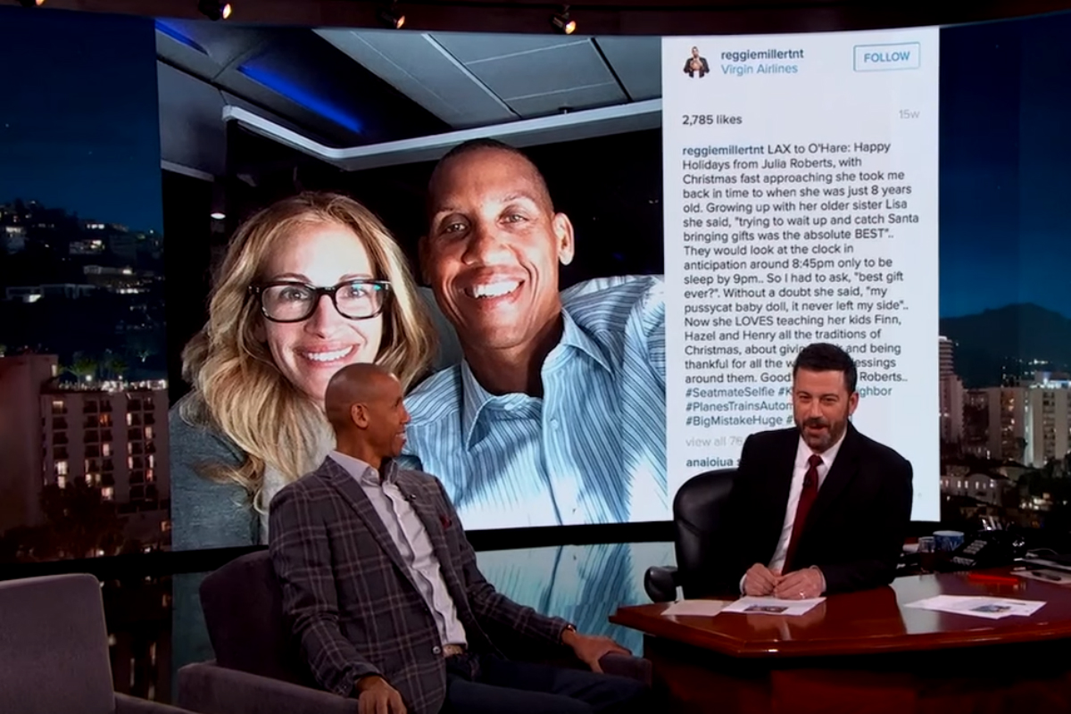 Reggie Miller a fait une boulette avec Julia Roberts