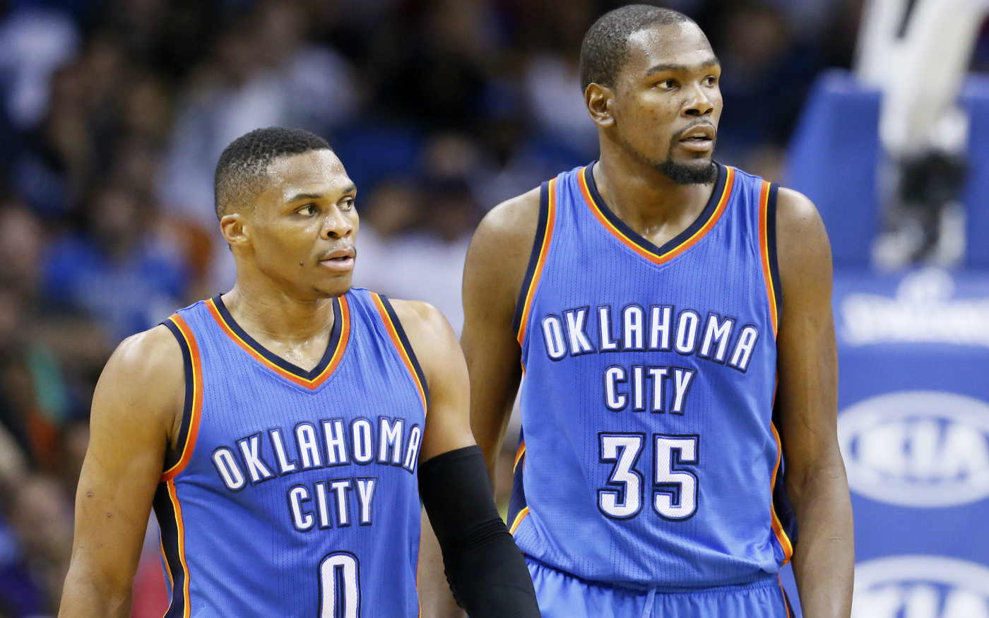 Kevin Durant et Russell Westbrook en froid ?