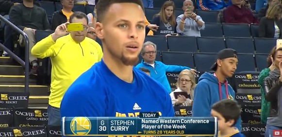 Perf : Stephen Curry fait le show pour son anniversaire ! (27 pts)